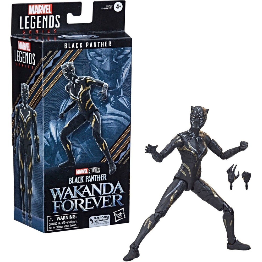 Hasbro Marvel Legends Series Wakanda Forever Black Panther 6 in Action Figure -